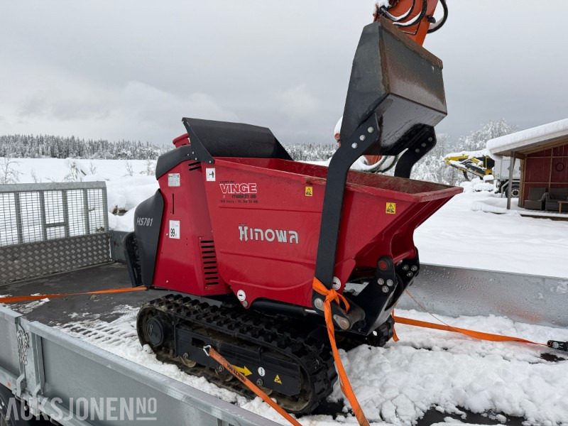 2020 Hinowa HS701 Selvlastende minidumper - Honda GX270 motor - 700 kg nyttelast - Tombereau: photos 2 2020 Hinowa HS701 Selvlastende minidumper - Honda GX270 motor - 700 kg nyttelast - Tombereau: photos 2