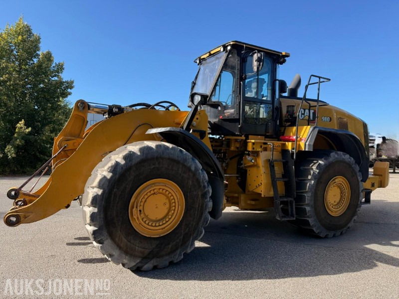 2021 Cat 980 Skuff 6.5 m3 Pon/Cat -3860t - servicehistorikk - Chargeuse sur pneus: photos 1 2021 Cat 980 Skuff 6.5 m3 Pon/Cat -3860t - servicehistorikk - Chargeuse sur pneus: photos 1