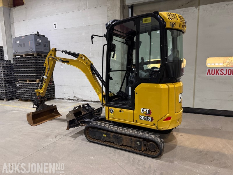 2022 Cat 301.8 minigraver med 3 skuffer - Mini pelle: photos 3 2022 Cat 301.8 minigraver med 3 skuffer - Mini pelle: photos 3