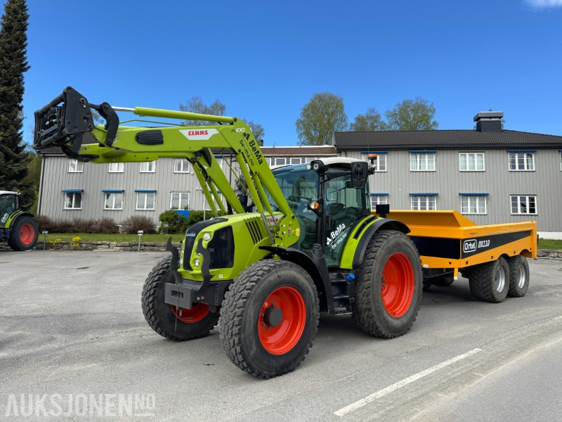 2022 Claas Arion 450 med laster - Tracteur agricole: photos 1 2022 Claas Arion 450 med laster - Tracteur agricole: photos 1
