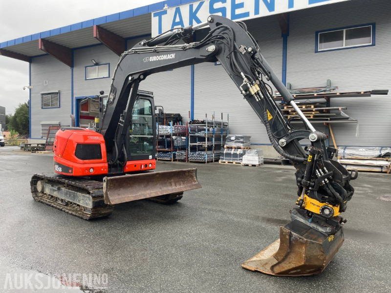 2022 Eurocomach 85SB. Engcon tilt, sentralsmøring, to skuffer, - Pelle: photos 4 2022 Eurocomach 85SB. Engcon tilt, sentralsmøring, to skuffer, - Pelle: photos 4