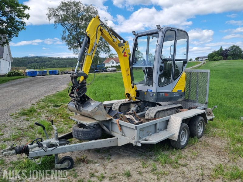 2022 Wacker Neuson ET16 mini graver med henger NC8296 - Pelle: photos 1 2022 Wacker Neuson ET16 mini graver med henger NC8296 - Pelle: photos 1