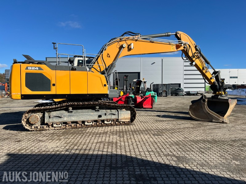 Pelle 2023 Liebherr R 924 LC. Makin GPS, tilt, 2 skuffer, dieselfyllepumpe, sentralsmøring ++: photos 7