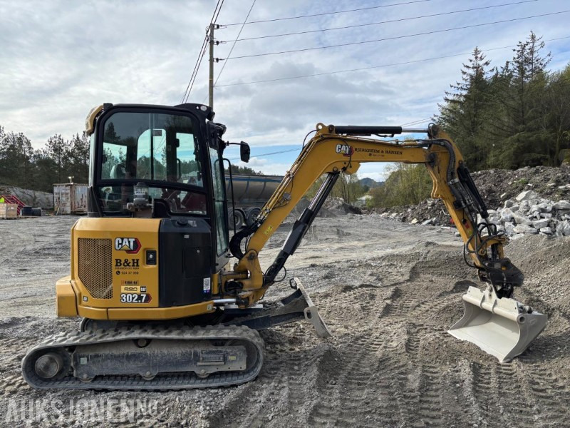 2024 Cat 302.7 CR Belte Minigraver med sentralsmøring og 3skuffer - Mini pelle: photos 5 2024 Cat 302.7 CR Belte Minigraver med sentralsmøring og 3skuffer - Mini pelle: photos 5