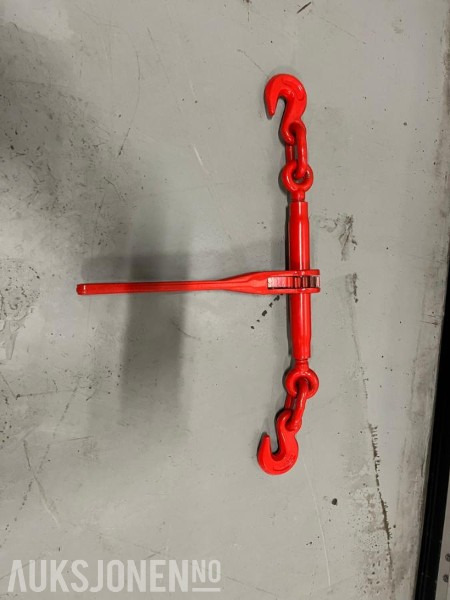 Nytt! 4 stk kjetting og 4 stk strammere. 8mm - Accessoire pour Engins de chantier: photos 1 Nytt! 4 stk kjetting og 4 stk strammere. 8mm - Accessoire pour Engins de chantier: photos 1