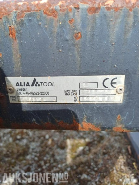 Alia tool 20000 innløftingsåk - Matériel de chantier: photos 3 Alia tool 20000 innløftingsåk - Matériel de chantier: photos 3
