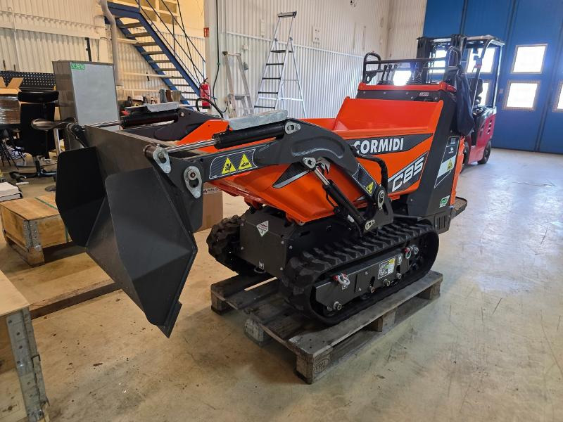 Cormidi C85 elektrisk belte dumper/mini dumper med front laste - Tombereau: photos 1 Cormidi C85 elektrisk belte dumper/mini dumper med front laste - Tombereau: photos 1