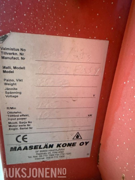 2003 Hakkipilke 1x37 Easy 37 - vedmaksin - mva fri - Machine agricole: photos 5 2003 Hakkipilke 1x37 Easy 37 - vedmaksin - mva fri - Machine agricole: photos 5