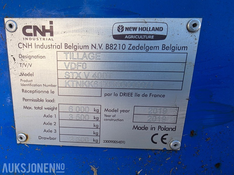 Machine agricole 2019 New Holland grubber STX V 400T: photos 14 Machine agricole 2019 New Holland grubber STX V 400T: photos 14