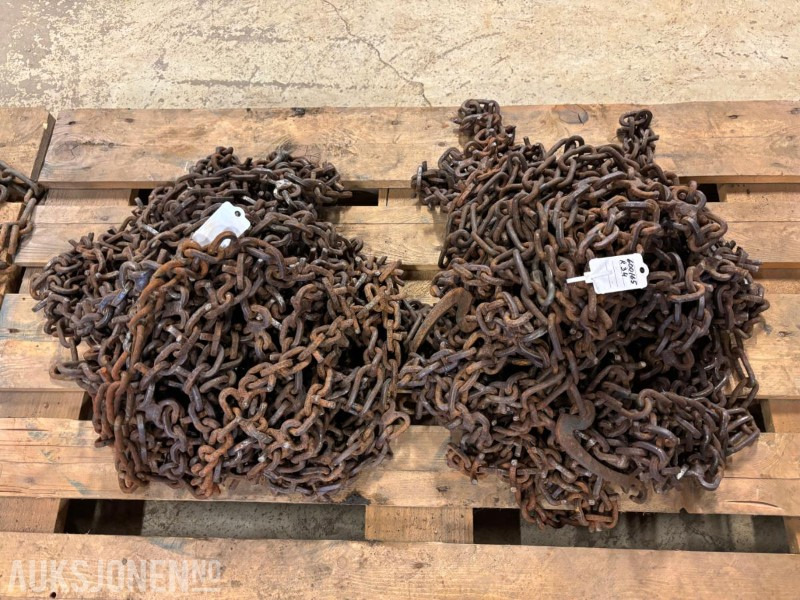 Kjettingsett 2stk 600/65-R34 - Machine agricole: photos 2 Kjettingsett 2stk 600/65-R34 - Machine agricole: photos 2