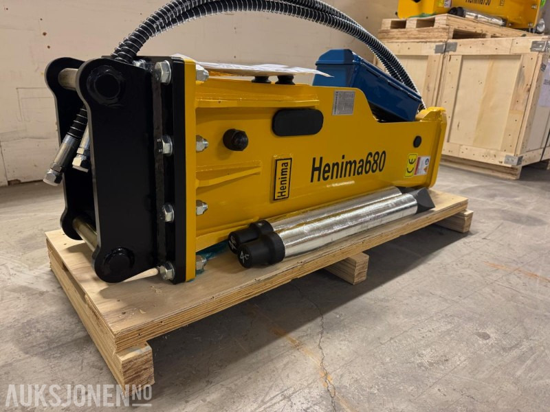 NY HENIMA PIGGHAMMER TIL 4-7 TONNS GRAVEMASKIN S40 M/GARANTI - Marteau hydraulique: photos 2 NY HENIMA PIGGHAMMER TIL 4-7 TONNS GRAVEMASKIN S40 M/GARANTI - Marteau hydraulique: photos 2