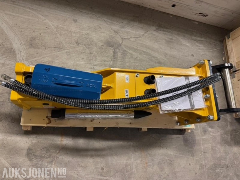 NY HENIMA PIGGHAMMER TIL 6-9 TONNS GRAVEMASKIN S50 M/GARANTI - Marteau hydraulique: photos 4 NY HENIMA PIGGHAMMER TIL 6-9 TONNS GRAVEMASKIN S50 M/GARANTI - Marteau hydraulique: photos 4