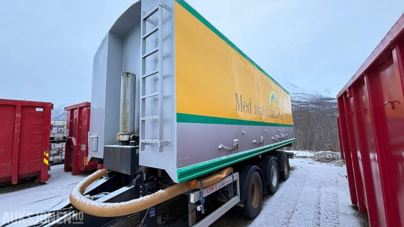1996 ATKA RSP 24 trippelkjerre med Hillevåg tipp bulktank 6 kammers - Remorque: photos 1 1996 ATKA RSP 24 trippelkjerre med Hillevåg tipp bulktank 6 kammers - Remorque: photos 1