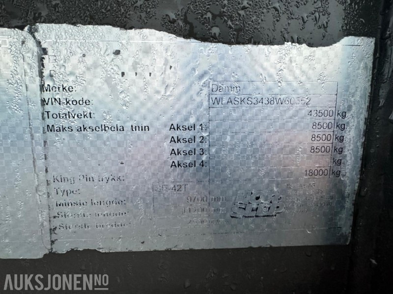 Remorque 2008 Damm Tippsemi: photos 44