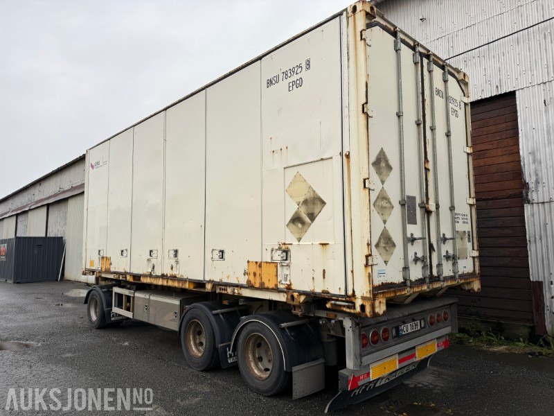 2016 HFR Containerhenger med 20 fots container - Remorque: photos 4 2016 HFR Containerhenger med 20 fots container - Remorque: photos 4