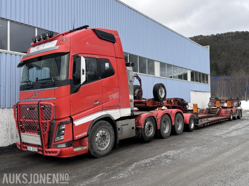 2015 Volvo FH 16 750 - 8x4 + 1 - Tridem pusher - Tungtrekker med 2015 Vang ATHLS 111+1 brønnhenger - Tracteur routier: photos 1 2015 Volvo FH 16 750 - 8x4 + 1 - Tridem pusher - Tungtrekker med 2015 Vang ATHLS 111+1 brønnhenger - Tracteur routier: photos 1