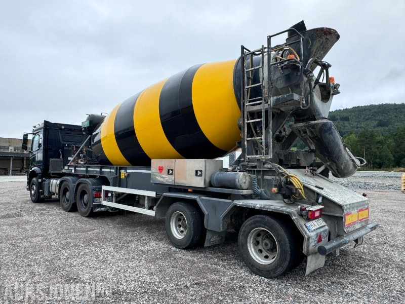 2019 Mercedes-Benz Arocs trekker - AMT 4433 semi med 14 m3 betongblander - 6x4 - Navreduksjon - - Tracteur routier: photos 5 2019 Mercedes-Benz Arocs trekker - AMT 4433 semi med 14 m3 betongblander - 6x4 - Navreduksjon - - Tracteur routier: photos 5