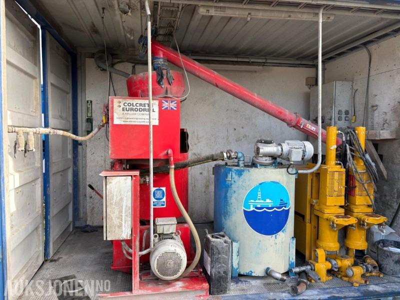 Komplett grout/gyse og blandesystem montert i fots container - Matériel de chantier: photos 2 Komplett grout/gyse og blandesystem montert i fots container - Matériel de chantier: photos 2