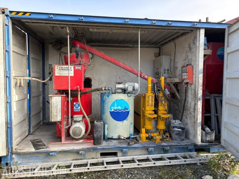 Komplett grout/gyse og blandesystem montert i fots container - Matériel de chantier: photos 1 Komplett grout/gyse og blandesystem montert i fots container - Matériel de chantier: photos 1