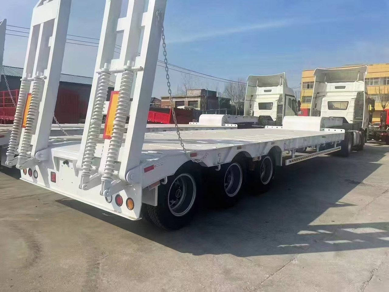 Semi-remorque surbaissé neuf ZHICHENG Semi Flat Bed Low Bed in New Condition: photos 13