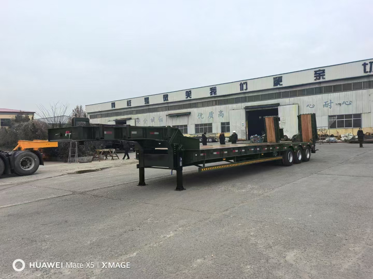 Semi-remorque surbaissé neuf ZHICHENG Semi Flat Bed Low Bed in New Condition: photos 16