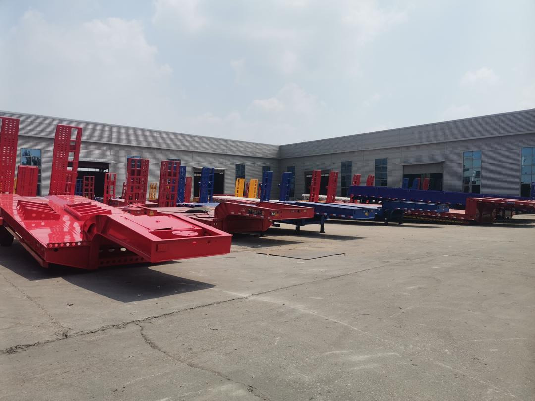 Semi-remorque surbaissé neuf ZHICHENG Semi Flat Bed Low Bed in New Condition: photos 7
