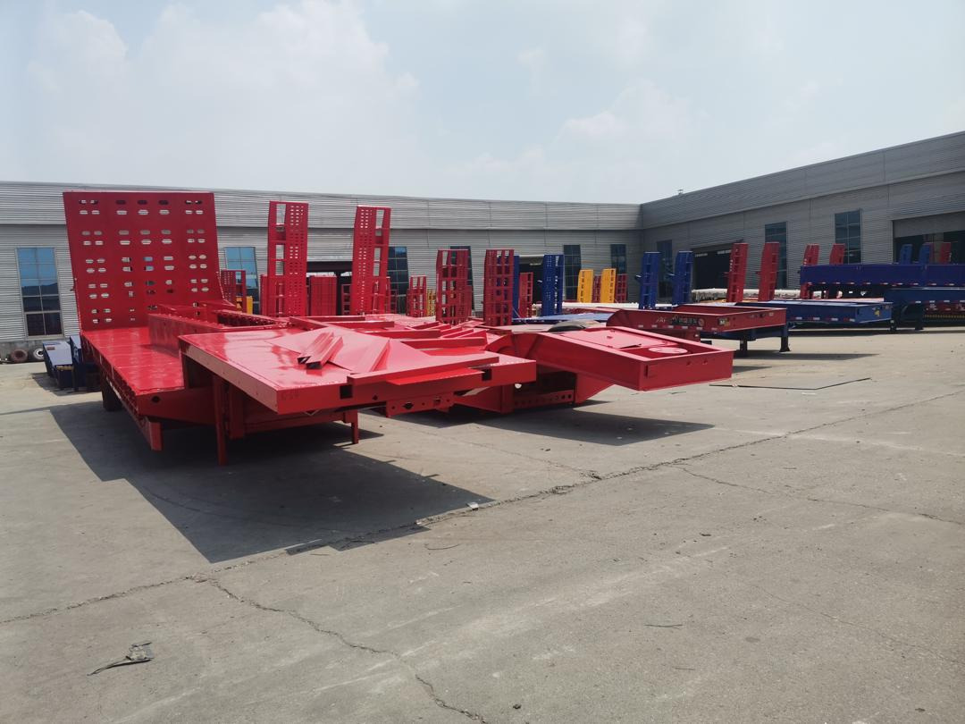 Semi-remorque surbaissé neuf ZHICHENG Semi Flat Bed Low Bed in New Condition: photos 10