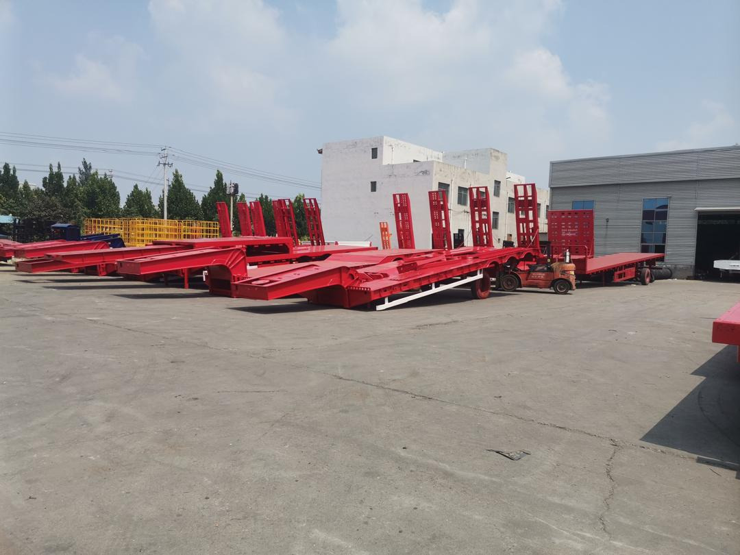 Semi-remorque surbaissé neuf ZHICHENG Semi Flat Bed Low Bed in New Condition: photos 8