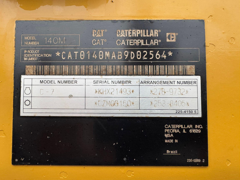 Caterpillar 140M **Matriculada en Espana** - Niveleuse: photos 3 Caterpillar 140M **Matriculada en Espana** - Niveleuse: photos 3