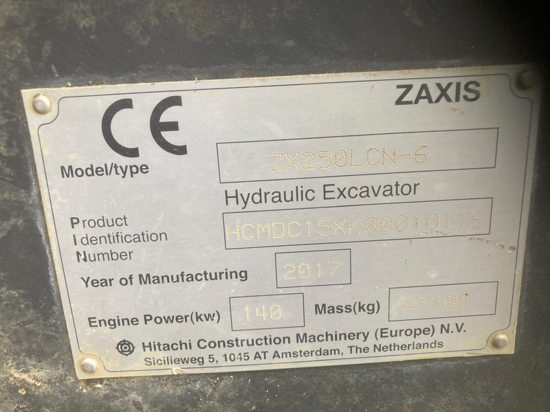 Hitachi ZX250LCN-6 - Pelle sur chenille: photos 2 Hitachi ZX250LCN-6 - Pelle sur chenille: photos 2