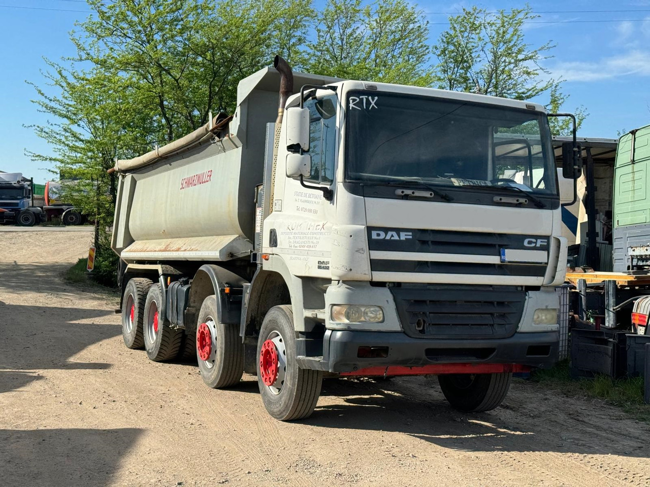 Camion DAF 8x4 CF 85.430S XF85 : Clima AC : Euro 3 : REZVIZUIT COMPLET: photos 11