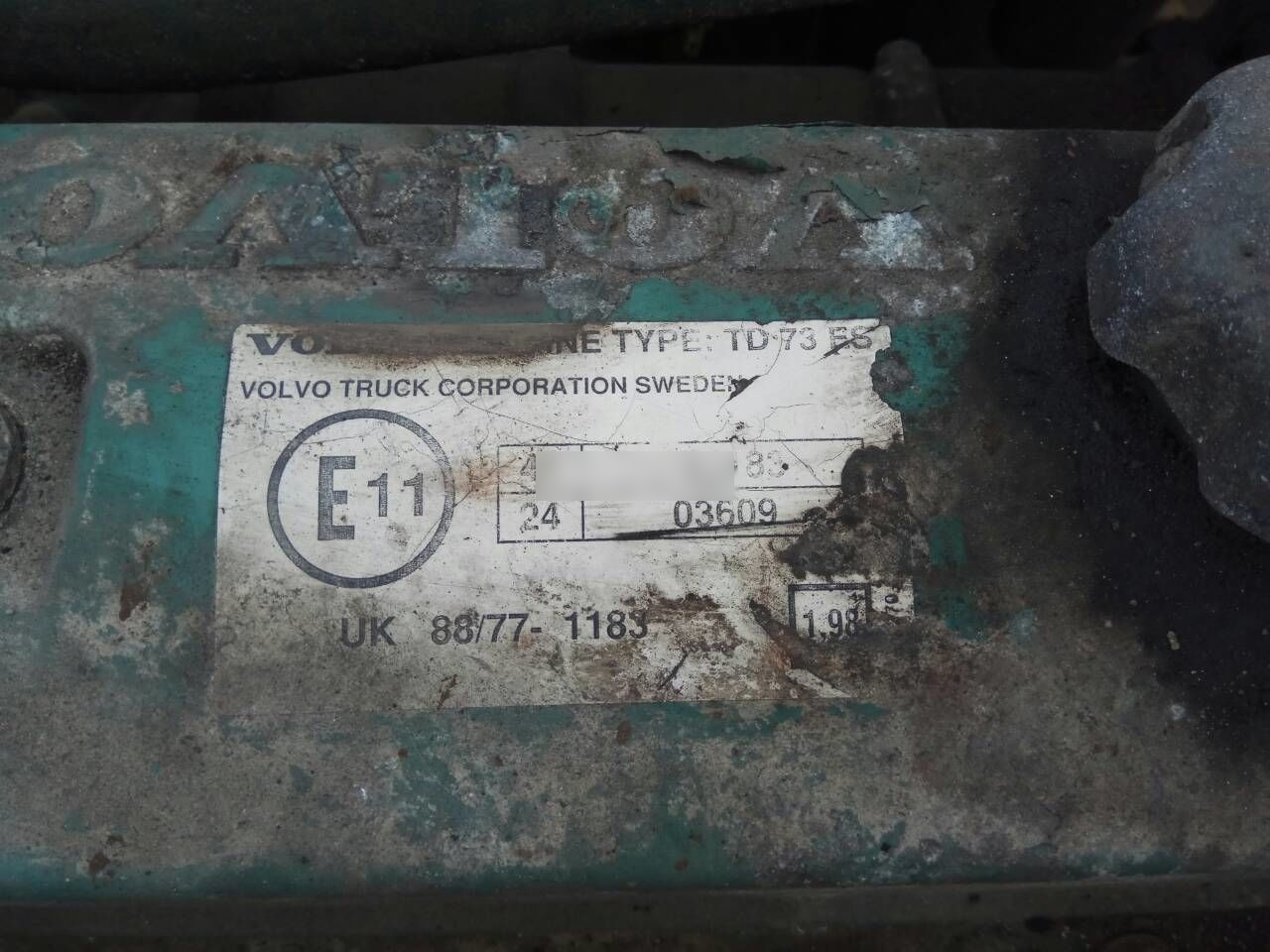 Volvo TD73E Volvo FL7 - Moteur pour Camion: photos 5 Volvo TD73E Volvo FL7 - Moteur pour Camion: photos 5