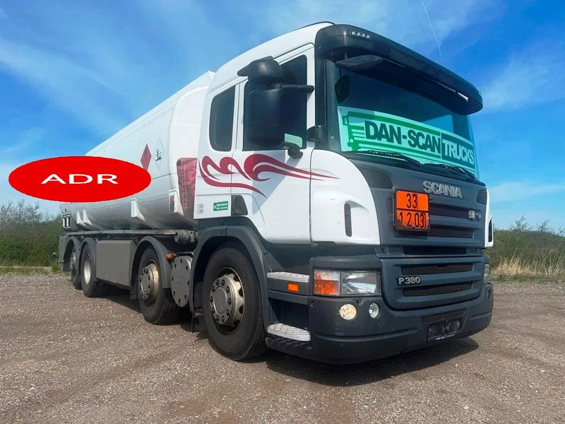 Scania P380 P380 8x2*6 .ADR/FL . 24200 L Tank - Air / Air suspension. - Camion citerne: photos 2 Scania P380 P380 8x2*6 .ADR/FL . 24200 L Tank - Air / Air suspension. - Camion citerne: photos 2