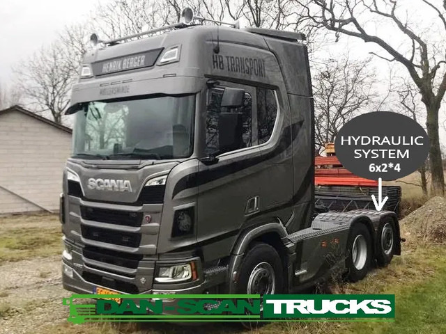 Scania R660 V8 NGS 6x2*4 rear steering aksl. Air / Air suspension. - Tracteur routier: photos 1 Scania R660 V8 NGS 6x2*4 rear steering aksl. Air / Air suspension. - Tracteur routier: photos 1