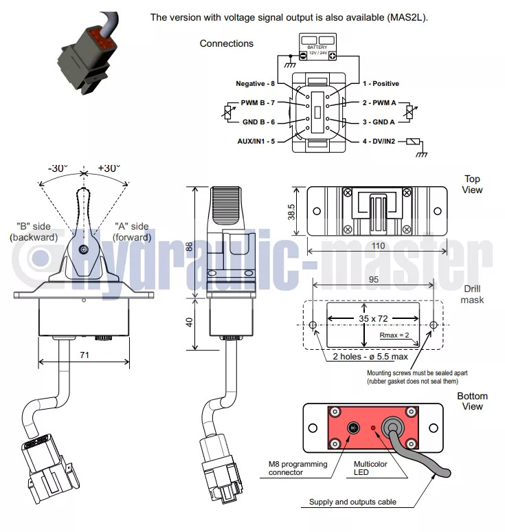 Chargeur frontal pour tracteur pour Camion Full proportional valve 3 sections SPV 20-120 l/min 12 or 24 V plug and play det also available with Walvoil DPX100: photos 10 Chargeur frontal pour tracteur pour Camion Full proportional valve 3 sections SPV 20-120 l/min 12 or 24 V plug and play det also available with Walvoil DPX100: photos 10