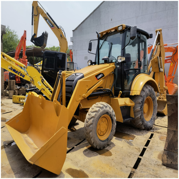 Second hand with good condition cat 420f backhoe loader 4x4 caterpillar 420f backhoe loaders in stock in shanghai yard - Tractopelle: photos 1 Second hand with good condition cat 420f backhoe loader 4x4 caterpillar 420f backhoe loaders in stock in shanghai yard - Tractopelle: photos 1