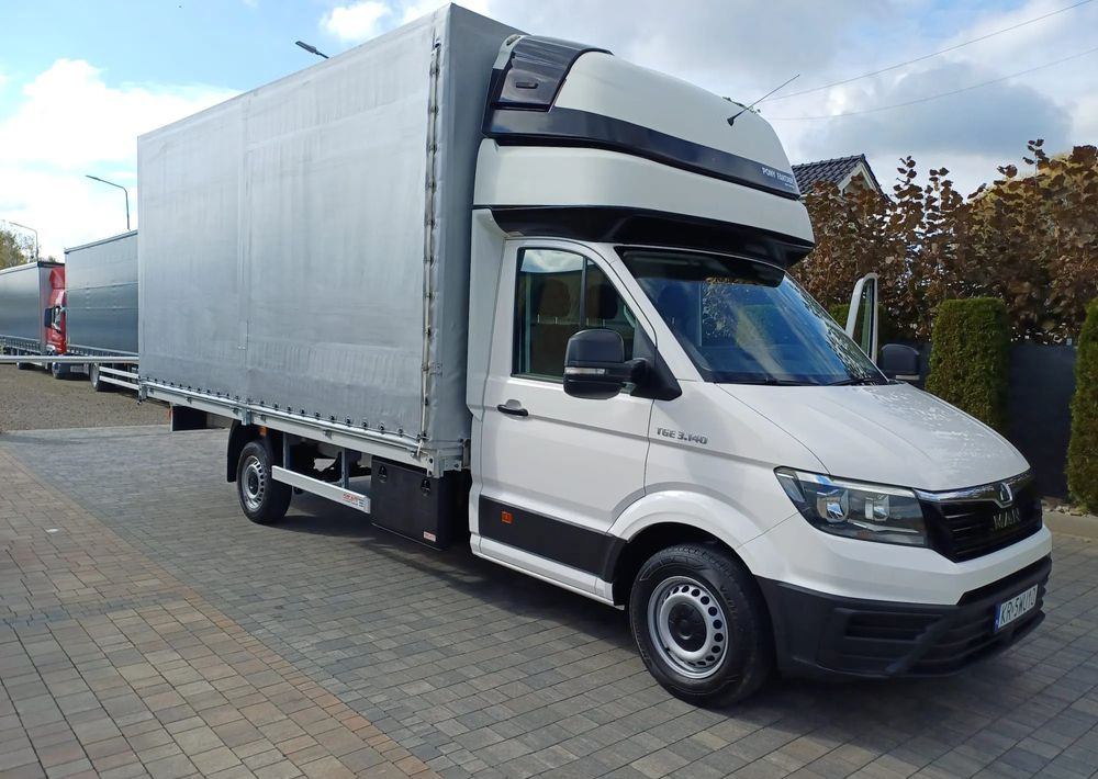 MAN TGE 10 PALET zaw.poduszki 2021r EURO 6 - Utilitaire rideaux coulissants (PLSC): photos 1 MAN TGE 10 PALET zaw.poduszki 2021r EURO 6 - Utilitaire rideaux coulissants (PLSC): photos 1