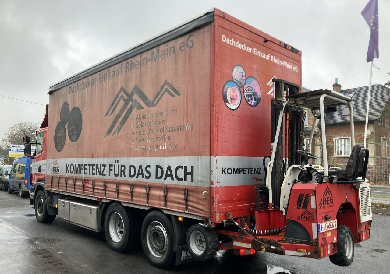 Inna Inny Scania G320 Wózek PALFINGER Firanka Plandeka plandeka Moffett 2012 - Utilitaire rideaux coulissants (PLSC): photos 2 Inna Inny Scania G320 Wózek PALFINGER Firanka Plandeka plandeka Moffett 2012 - Utilitaire rideaux coulissants (PLSC): photos 2