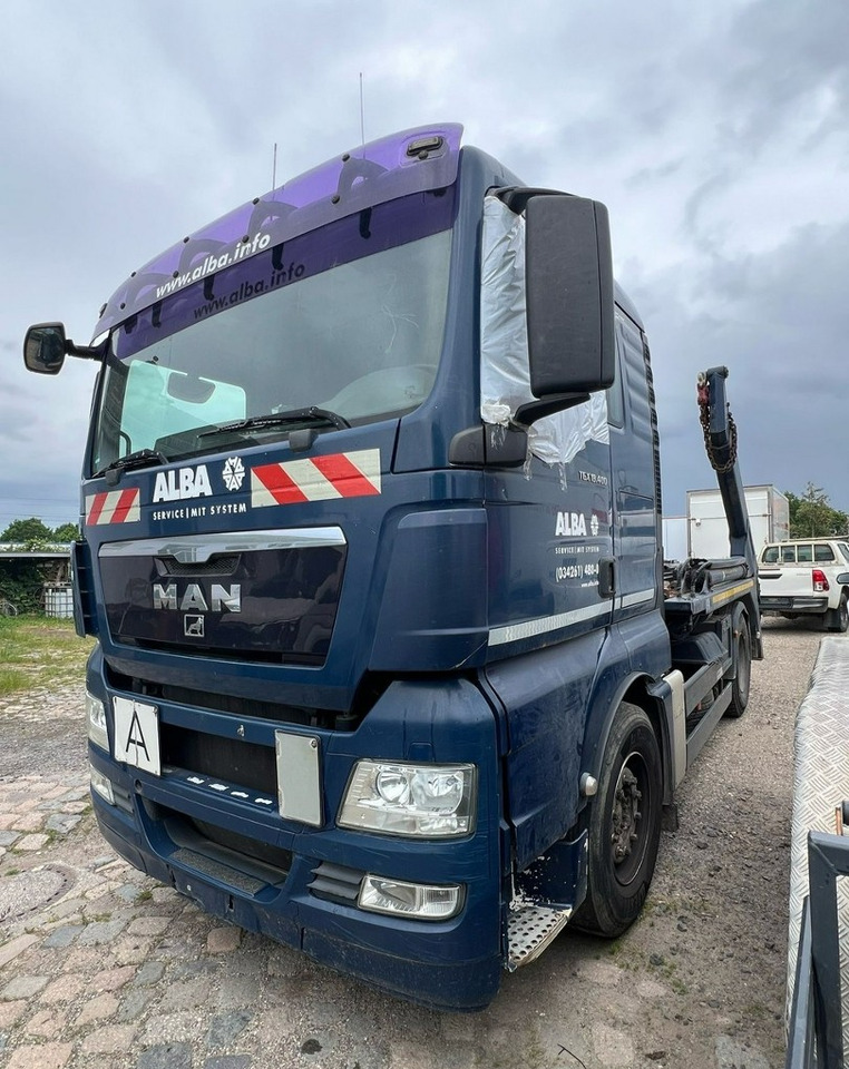 MAN Inny MAN Man TGX 18.400 Bramowiec hakowiec Meiler Model 2012 - Camion multibenne: photos 1 MAN Inny MAN Man TGX 18.400 Bramowiec hakowiec Meiler Model 2012 - Camion multibenne: photos 1