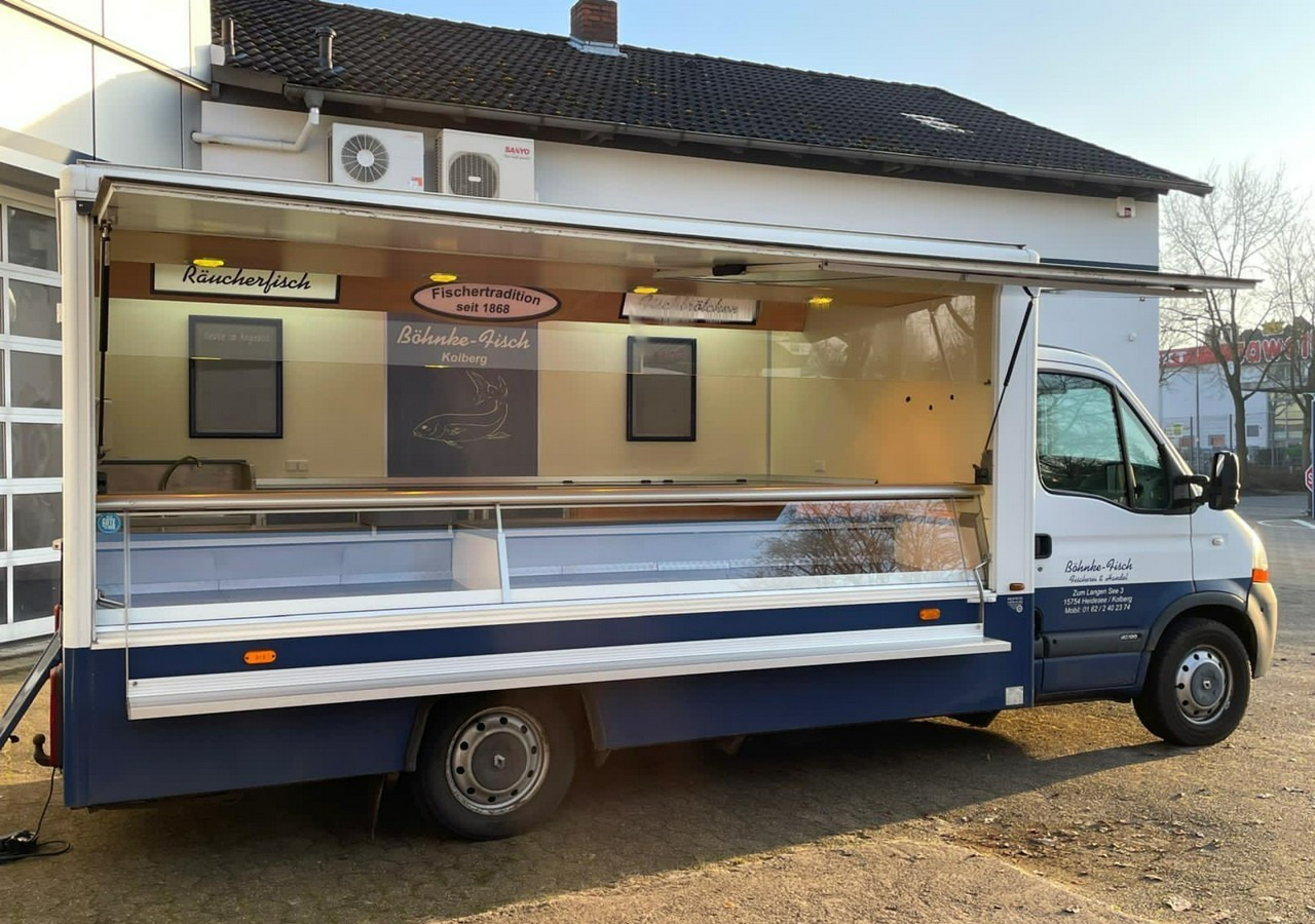 Renault Master Autosklep Wędlin Ryba Gastronomiczny Food Truck Foodtruck sklep Borc - Camion magasin: photos 1 Renault Master Autosklep Wędlin Ryba Gastronomiczny Food Truck Foodtruck sklep Borc - Camion magasin: photos 1