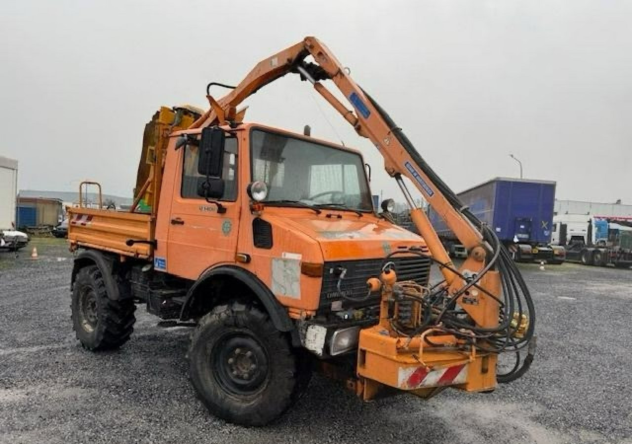 Inna Inny Unimog 1400 4X4 Kosiarka bijakowa teleskopowa - Véhicule de voirie/ Spécial: photos 1 Inna Inny Unimog 1400 4X4 Kosiarka bijakowa teleskopowa - Véhicule de voirie/ Spécial: photos 1