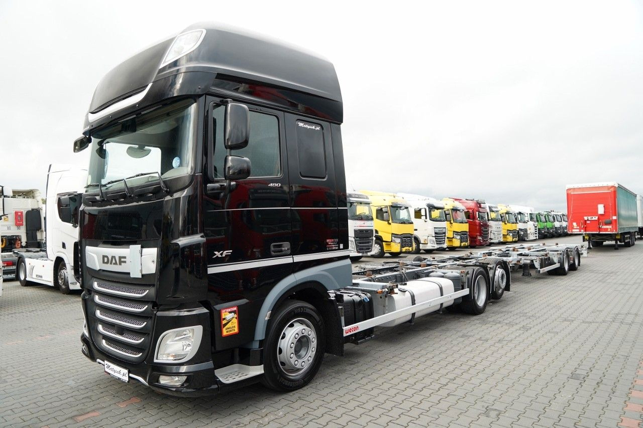 DAF XF 480 / BDF / 6X2 / ZESTAW TANDEM / SSC / I-PA - Camion porte-conteneur/ Caisse mobile: photos 2 DAF XF 480 / BDF / 6X2 / ZESTAW TANDEM / SSC / I-PA - Camion porte-conteneur/ Caisse mobile: photos 2