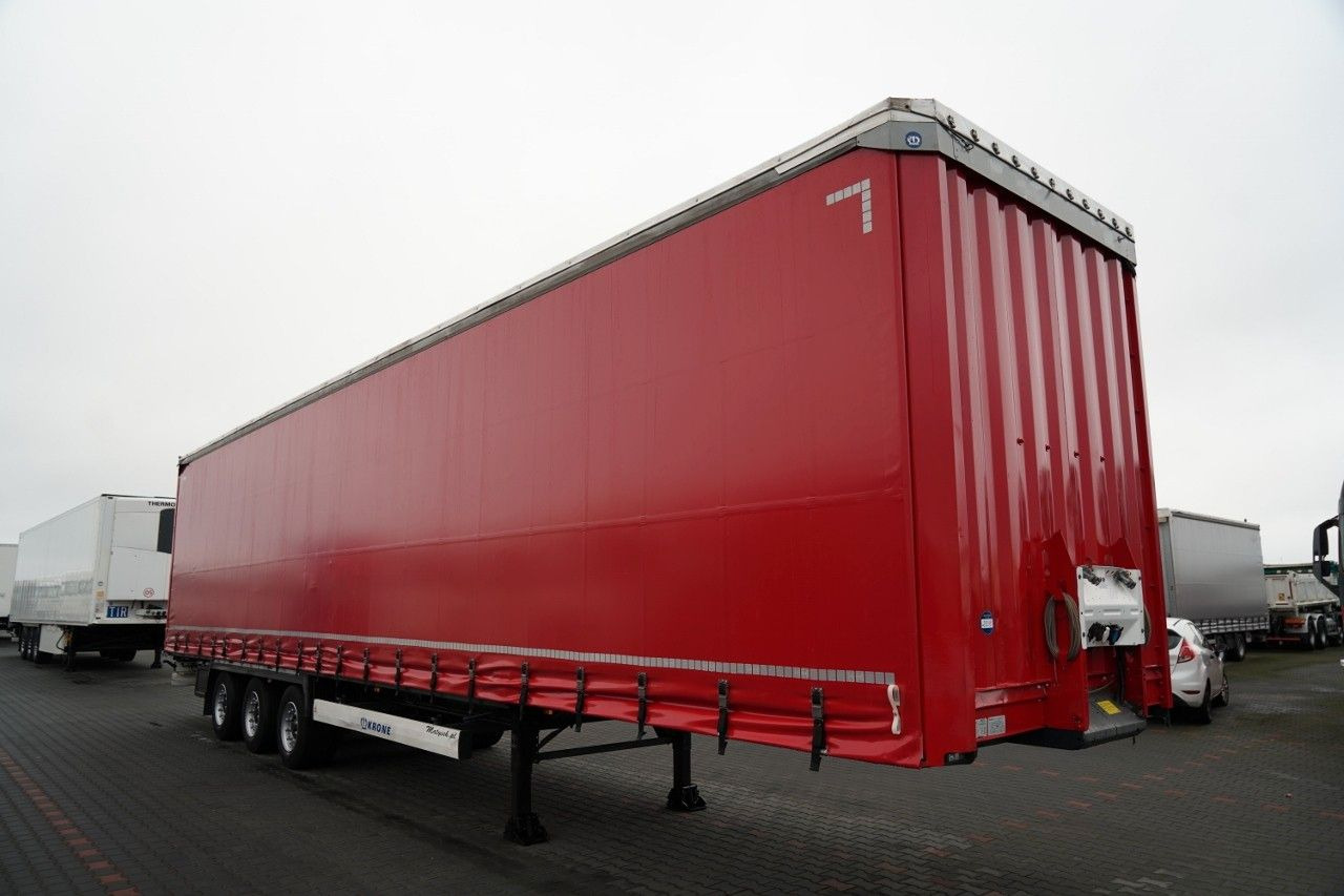 Semi-remorque rideaux coulissants Krone FIRANKA / MEGA / OŚ  PODNOSZONA / LOW DECK /: photos 7