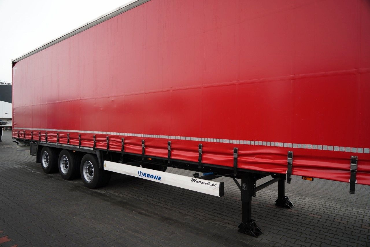 Semi-remorque rideaux coulissants Krone FIRANKA / MEGA / OŚ  PODNOSZONA / LOW DECK /: photos 9