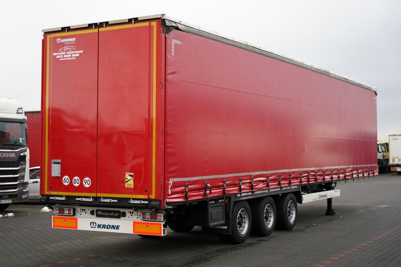 Semi-remorque rideaux coulissants Krone FIRANKA / MEGA / OŚ  PODNOSZONA / LOW DECK /: photos 6