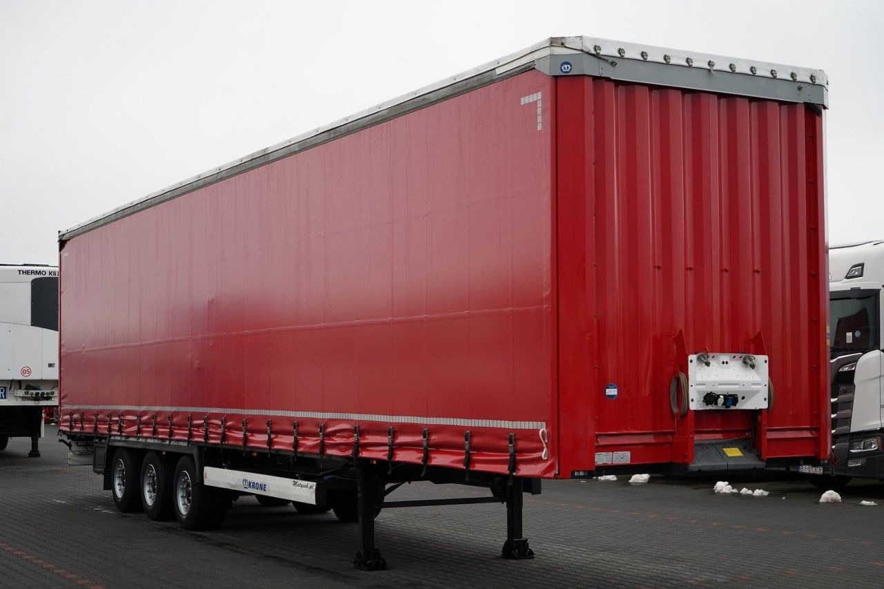 Semi-remorque rideaux coulissants Krone FIRANKA / MEGA / OŚ  PODNOSZONA / LOW DECK /: photos 8