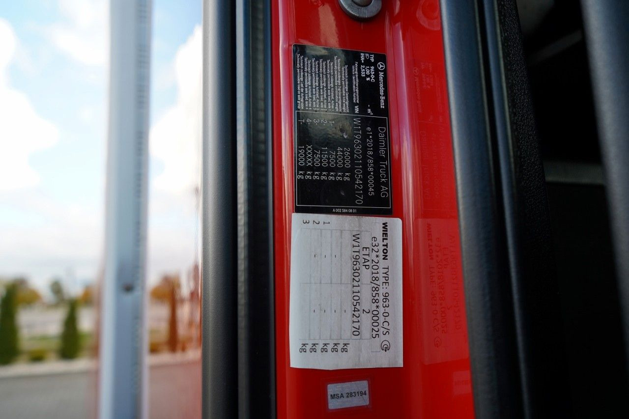 Camion à rideaux coulissants Mercedes-Benz ACTROS 2545 / SOLÓWKA / 6x2 / OŚ PODNOSZONA / B: photos 37 Camion à rideaux coulissants Mercedes-Benz ACTROS 2545 / SOLÓWKA / 6x2 / OŚ PODNOSZONA / B: photos 37