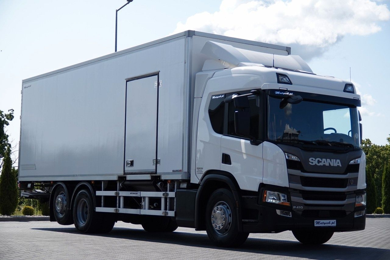 Scania P 410 / 6X2 /CHŁODNIA / SLÓWKA / Agregat THERMO - Camion frigorifique: photos 1 Scania P 410 / 6X2 /CHŁODNIA / SLÓWKA / Agregat THERMO - Camion frigorifique: photos 1