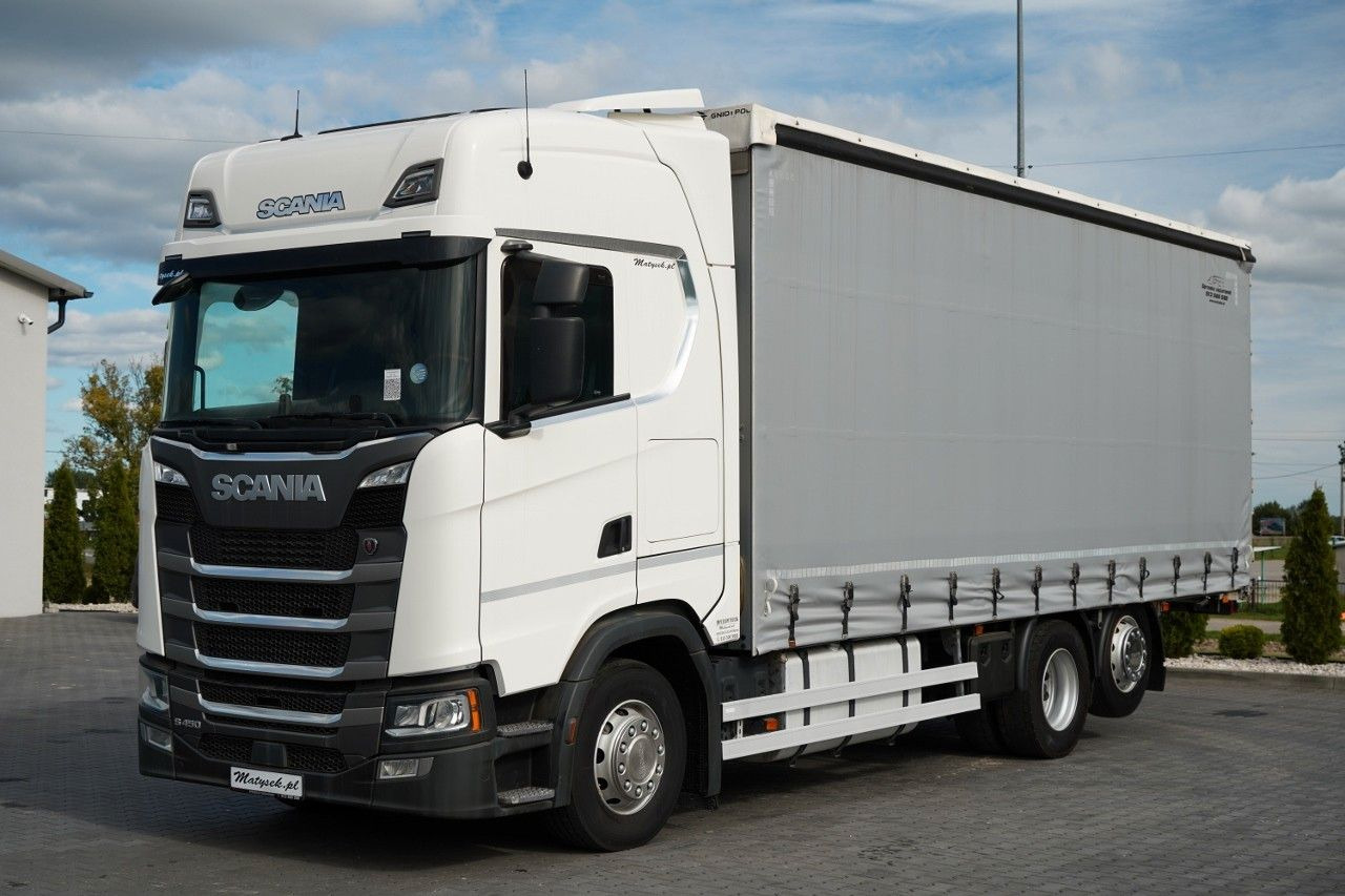 Scania S 450 / SOLÓWKA / 6X2 / OŚ PODNOSZONA / 2019 / - Camion à rideaux coulissants: photos 2 Scania S 450 / SOLÓWKA / 6X2 / OŚ PODNOSZONA / 2019 / - Camion à rideaux coulissants: photos 2