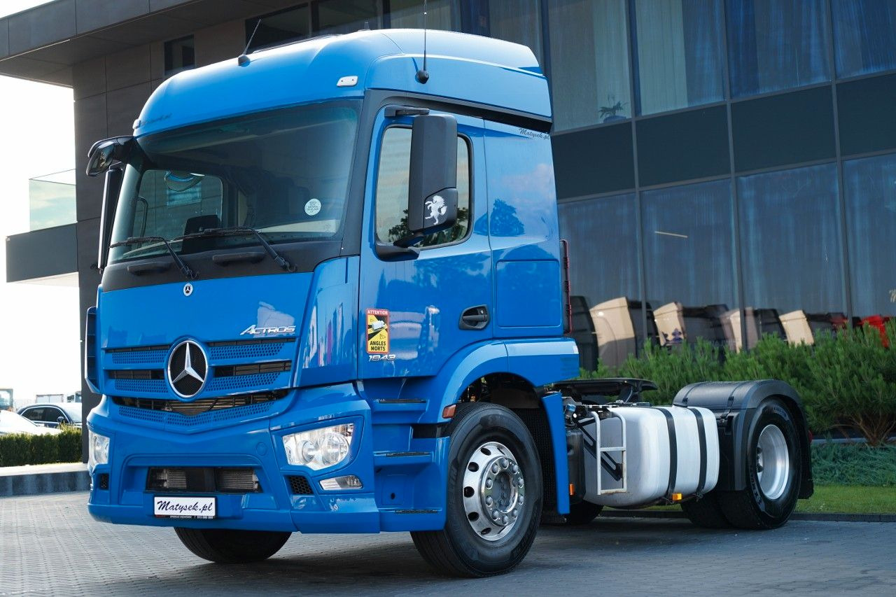 Mercedes-Benz ACTROS 1843 / PEŁNY ADR / ALUFELGI / EURO 6 / PO - Tracteur routier: photos 1 Mercedes-Benz ACTROS 1843 / PEŁNY ADR / ALUFELGI / EURO 6 / PO - Tracteur routier: photos 1